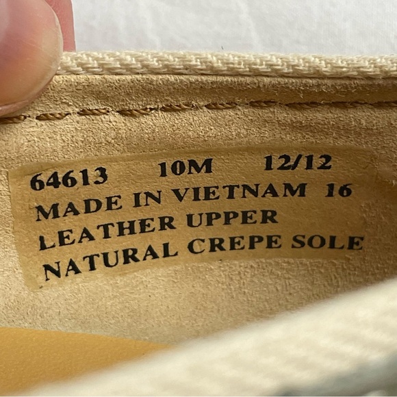 Clarks Originals Lt. Green Canvas Wedge Platform Espadrille w/Tie Detail Sz 10 M - Picture 13 of 13